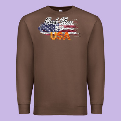 God Bless The Usa Premium Sweatshirt Designed By Bettercallsaul