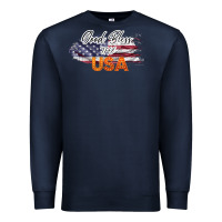 Navy God Bless The USA Premium Sweatshirt - Bettercallsaul
