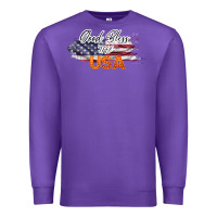 Purple God Bless The USA Premium Sweatshirt - Bettercallsaul