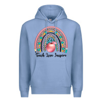 Colony Blue teach love inspire Premium Hoodie - JahusDesignShop