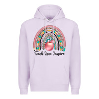 Lilac teach love inspire Premium Hoodie - JahusDesignShop