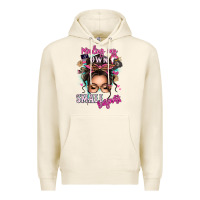 Tofu minding my own small business messy bun Premium Hoodie - texasbilliewilder