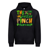 Black St. Patrick's They call me mister pinch charming Urban Hoodie - OliviaCreatesArt