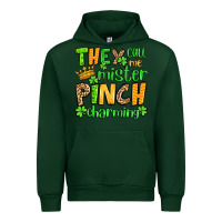 Forest Green St. Patrick's They call me mister pinch charming Urban Hoodie - OliviaCreatesArt