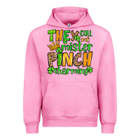 Fuchsia Pink St. Patrick's They call me mister pinch charming Urban Hoodie - OliviaCreatesArt