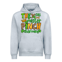 Heather Grey St. Patrick's They call me mister pinch charming Urban Hoodie - OliviaCreatesArt