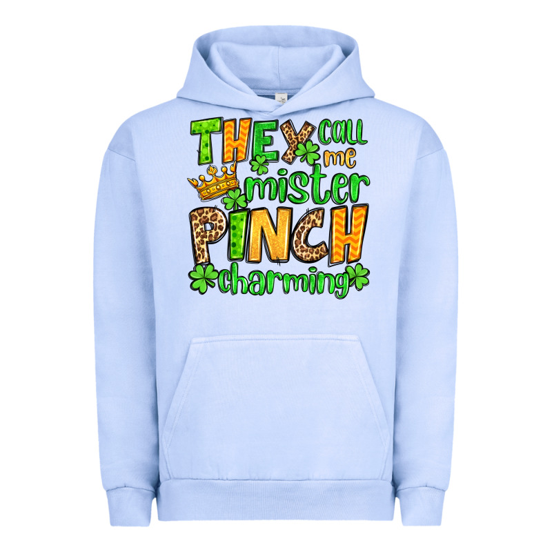 St. Patrick's They Call Me Mister Pinch Charming Urban Hoodie by OliviaCreatesArt | Teevron