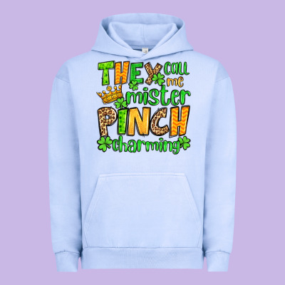 St. Patrick's They Call Me Mister Pinch Charming Urban Hoodie Designed By Oliviacreatesart