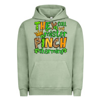 Pigment Oil Green St. Patrick's They call me mister pinch charming Urban Hoodie - OliviaCreatesArt