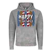 Cloud Rock happy 4th of july brushstrokes Vintage Hoodie - BundleAndBundleShop