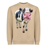 Mushroom Cute Holstein Heavyweight Sweatshirt - LillyAllenDesigns