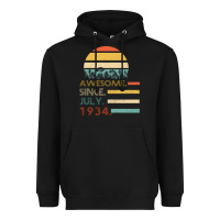 Black Awesome Since JULY 1934 Heavyweight Hoodie - Bettercallsaul