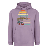 Lavender Awesome Since JULY 1934 Heavyweight Hoodie - Bettercallsaul