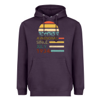 Plum Awesome Since JULY 1934 Heavyweight Hoodie - Bettercallsaul
