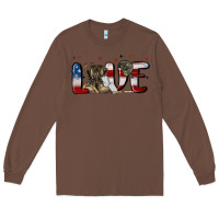 Chestnut love army Long Sleeve Tee - MaliasSmallBusiness