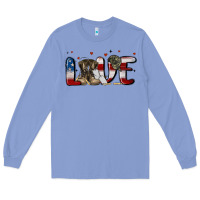 Colony Blue love army Long Sleeve Tee - MaliasSmallBusiness