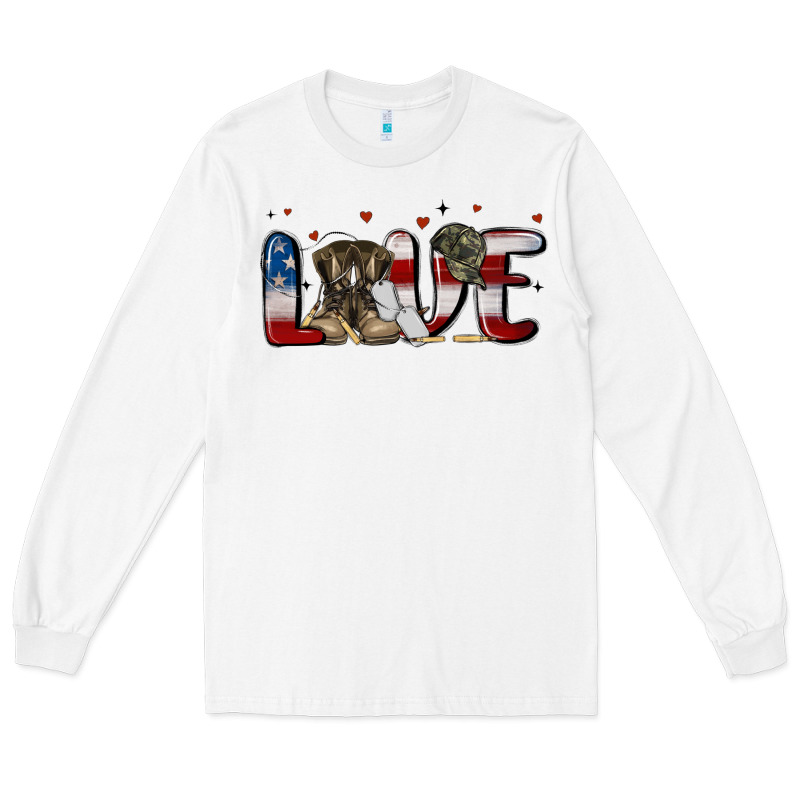 Love Army Long Sleeve Tee by MaliasSmallBusiness | Teevron