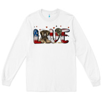 White love army Long Sleeve Tee - MaliasSmallBusiness