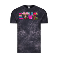 Cloud Black love with braunvieh cow Vintage Tee - AdoDesignShop