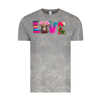 Cloud Rock love with braunvieh cow Vintage Tee - AdoDesignShop