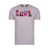 Vintage Zinc love with braunvieh cow Vintage Tee - AdoDesignShop