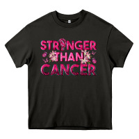 Asphalt Stronger Than Cancer Heavy Core Tee - texasbilliewilder