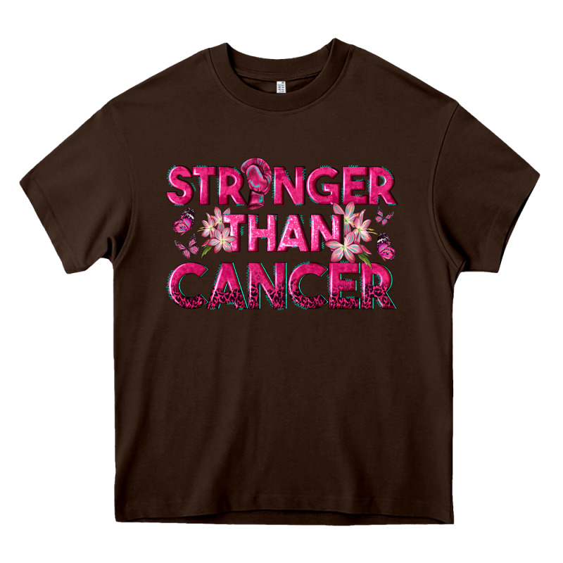 Stronger Than Cancer Heavy Core Tee by texasbilliewilder | Teevron