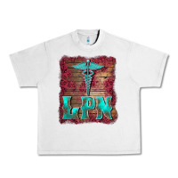 Lunar Rock licensed practical nurse medical symbol  background Urban Heavy Tee - BarkalooDesign