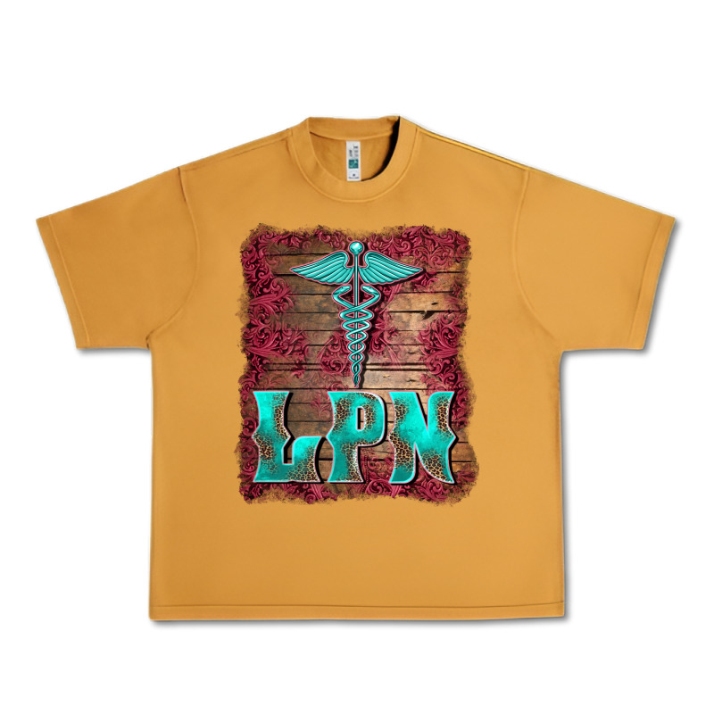 Licensed Practical Nurse Medical Symbol  Background Urban Heavy Tee by BarkalooDesign | Teevron