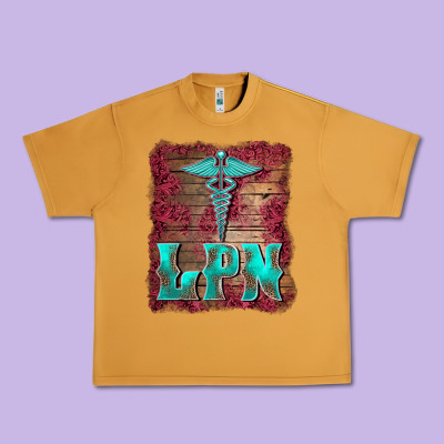 Licensed Practical Nurse Medical Symbol  Background Urban Heavy Tee Designed By Barkaloodesign