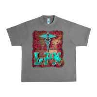 Tornado licensed practical nurse medical symbol  background Urban Heavy Tee - BarkalooDesign