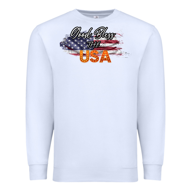 God Bless The Usa Premium Sweatshirt by Bettercallsaul | Teevron