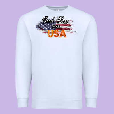 God Bless The Usa Premium Sweatshirt Designed By Bettercallsaul