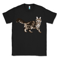 Black Maine Coon Cat Classic Tee - LillyAllenDesigns