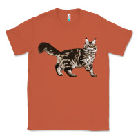 Copper Maine Coon Cat Classic Tee - LillyAllenDesigns