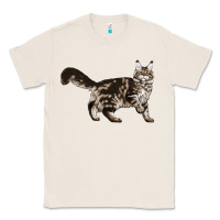 Natural Maine Coon Cat Classic Tee - LillyAllenDesigns