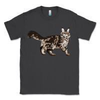 Smoke Maine Coon Cat Classic Tee - LillyAllenDesigns