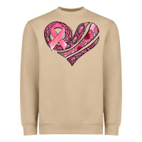Mushroom breast cancer awareness heart Heavyweight Sweatshirt - Jasminsmagicworld