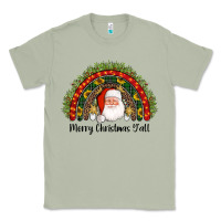 Matcha merry christmas y'all santa rainbow Classic Tee - AdoDesignShop