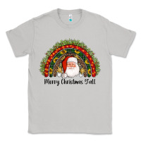 Moon Dust merry christmas y'all santa rainbow Classic Tee - AdoDesignShop