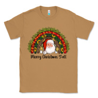 Toasted Coconut merry christmas y'all santa rainbow Classic Tee - AdoDesignShop