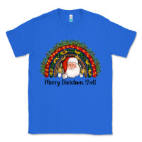 True Royal merry christmas y'all santa rainbow Classic Tee - AdoDesignShop