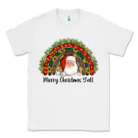 White merry christmas y'all santa rainbow Classic Tee - AdoDesignShop