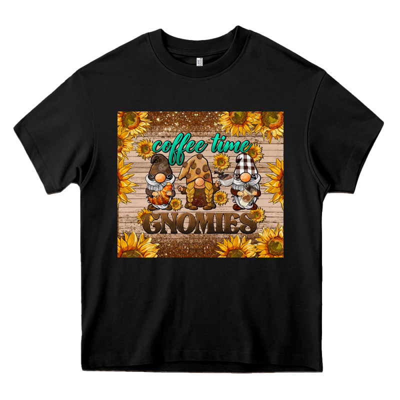 Coffee Time Gnomies Heavy Core Tee by BarkalooDesign | Teevron
