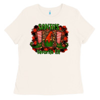 Bone santa's favorite elf Ladies Tee - RanaPortraitStore