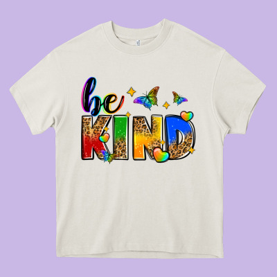 Be Kind Heavy Core Tee Designed By Zillion Design Studio