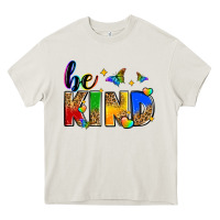 Cream be kind Heavy Core Tee - Zillion Design Studio