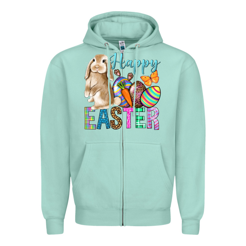 Happy Easter Bunny Zipper Hoodie by BundleAndBundleShop | Teevron