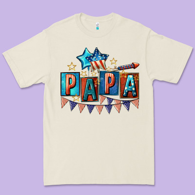 American Papa 4th Of July Premium Tee Designed By Cowgirlartshop
