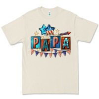 Bone American Papa 4th of july Premium Tee - CowGirlArtShop